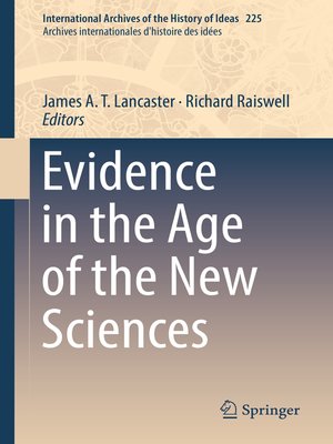 cover image of Evidence in the Age of the New Sciences